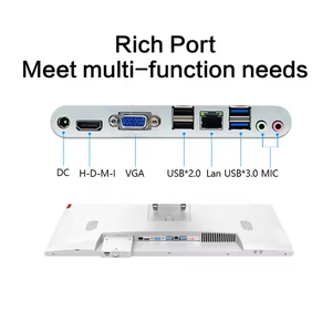 OEM Set di Computer Desktop All-in-one PC 23.8 pollici Core I5 8GB RAM 128GB SSD AIO monoblocco Barebone tutto in un unico Computer - Product Image 3