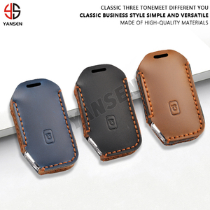 เคสใส่กุญแจรถทำจากหนังสำหรับ Kia K7 K5 Telluride SX GT line seltos Sportage R พวงกุญแจอุปกรณ์เสริม - Product Image 2