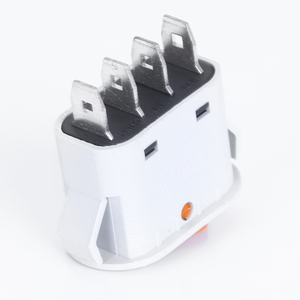 Welfnobl สวิตช์โยกสี่เหลี่ยม KCD3กันน้ำสวิตช์โยก Momentary LATCHING ON-OFF DPDT สีแดงสีส้ม4pins สวิทช์โยก - Product Image 3