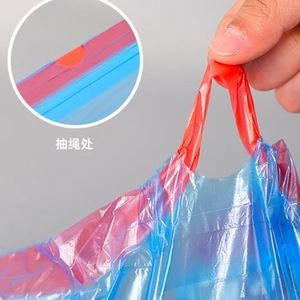 Bio Degradável Pla Amido De Milho Pbat Compostável Reutilizável Desenhar <span class=keywords><strong>String</strong></span> Plastic Bin Dustbin Lixo Sacos De Lixo