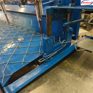 Steel Wire Chain Link Fence <strong>Netting</strong> <strong>Machine</strong> <strong>Automatic</strong> Wire Mesh Weaving Line