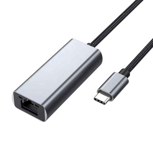 Convertidor de red de 2,5G, adaptador Usb de 100/1000/2500Mbps, SIN controlador necesario, adaptador Ethernet de red Rj45, 2,5G - Product Image 2