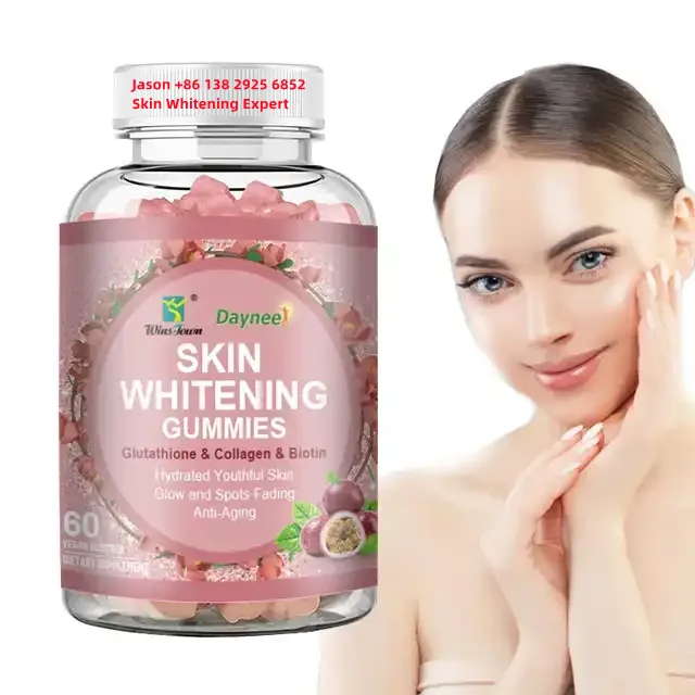 Thương hiệu tư nhân L-Glutathione Collagen Gummies làm trắng da Gummies Kẹo mềm tiên tiến khỏe mạnh chăm sóc da siêu nhà máy