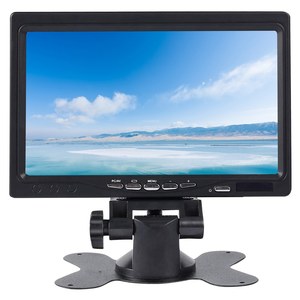 7-Zoll-HD-TFT-LCD-Bildschirmmonitor HD 1024x600-Display AV-VGA-Eingang Eingebauter Lautsprecher für LKWs Bus RV-Anhänger Rückansicht B. - Product Image 1