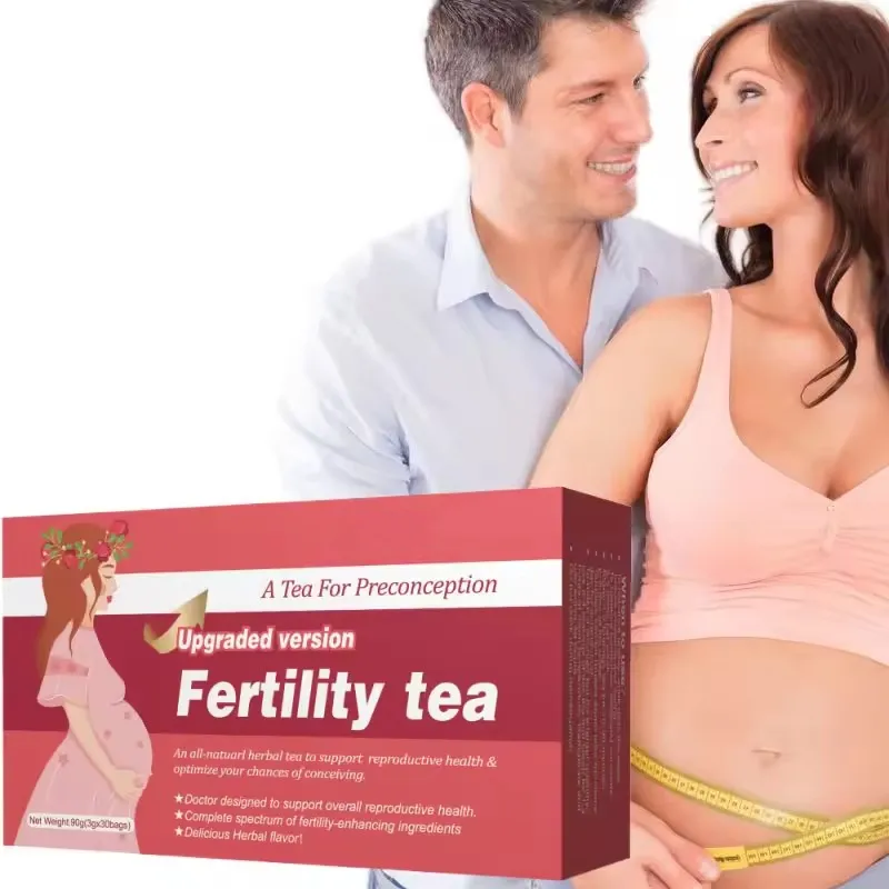 자연 공식 여성 다산 자궁 자궁 차 여성 선견 차 임신을위한 허브 보충제
