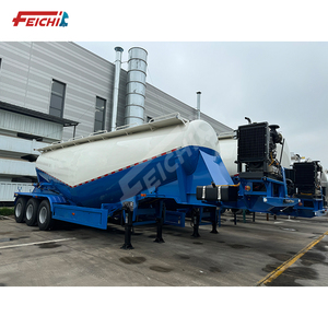 Factory Supply 3 Axle 40 <strong>Tons</strong> Fly -ash Powder <strong>Cement</strong> <strong>Bulker</strong> Carrier Tanker Trailer <strong>Cement</strong> <strong>Bulker</strong> Tanker <strong>Cement</strong> Tanker Truck