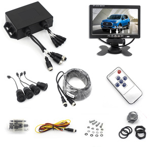 Pantalla LCD que incluye Sensor de ayuda de aparcamiento inalámbrico, grabación de 4 vías, cámara de camión - Product Image 1