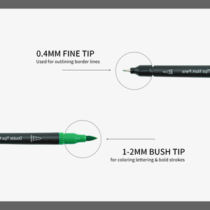 Maxwri renk sihirli tasarımcı marka alkol bazlı sanat renkleri boya ve kutu işaretleyici kalem çift nokta ucu Set bir takım ambalaj - Product Image 5