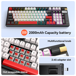 T70 Tri-Mode Mechanical Wired <strong>Keyboard</strong> with Detachable Cable <strong>Computer</strong> and Laptop Mechanical <strong>Keyboard</strong> - Product Image 4