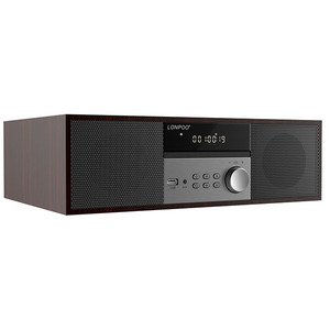 ระบบไฮไฟขนาดเล็กกะทัดรัดพร้อมวิทยุ FM USB/AUX เครื่องเล่น CD/DVD/VCD แบบพกพาเครื่องเล่น MP3 LED สีเหลืองอำพัน - Product Image 1