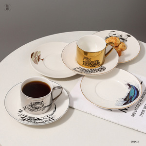 かわいいセラミックコーヒーマグセット手作り磁器ティーエスプレッスコカップをまとめて - Product Image 4