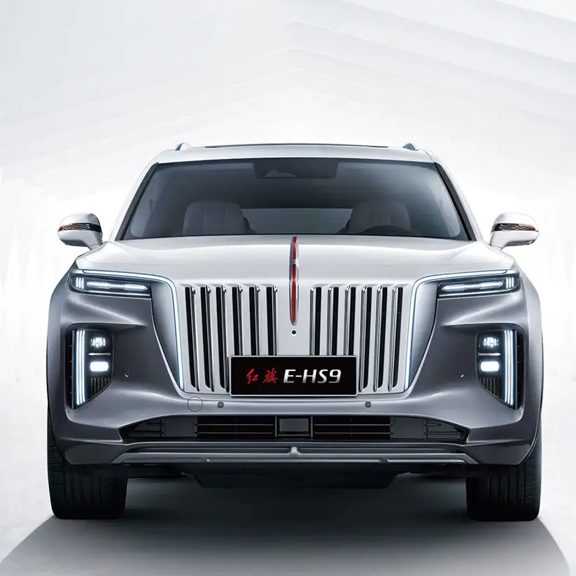 Hongqi-coche eléctrico de alta velocidad para uso en el hogar, nuevo vehículo de E-HS9 con bandera roja de 0km, barato y de marca China, E-HS9