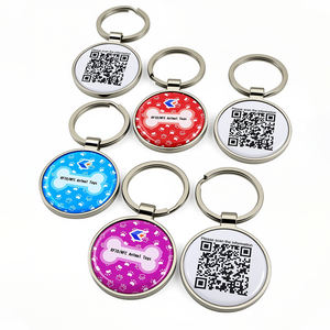 แท็ก RFID ตั้งโปรแกรมได้รหัส QR กลม13.56MHz ติดตามสัตว์เลี้ยงปลอกคอสุนัข NFC อีพ็อกซี่/ป้ายโลหะ RFID ID บรรจุภัณฑ์ที่ปรับแต่งได้ - Product Image 4