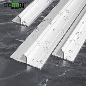 Nhôm sàn Ốp chân Tường Văn phòng Xây dựng nhôm Ốp chân tường Hội Đồng Quản trị với LED bóng khoảng cách hồ sơ tầng - Product Image 3