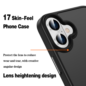 Manyetik darbeye dayanıklı telefon kılıfı Ultra ince mat TPU PC kapak iPhone 11-17 Pro Max serisi anti-çizik prim koruma - Product Image 3