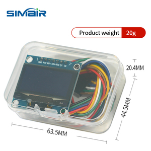 1,3-Zoll-OLED-12864-LCD-Bildschirm, weißes Licht, löt bare Stifte, serieller SPI-Anschluss, 7-poliges OLED-Anzeige modul, 3V. - Product Image 4
