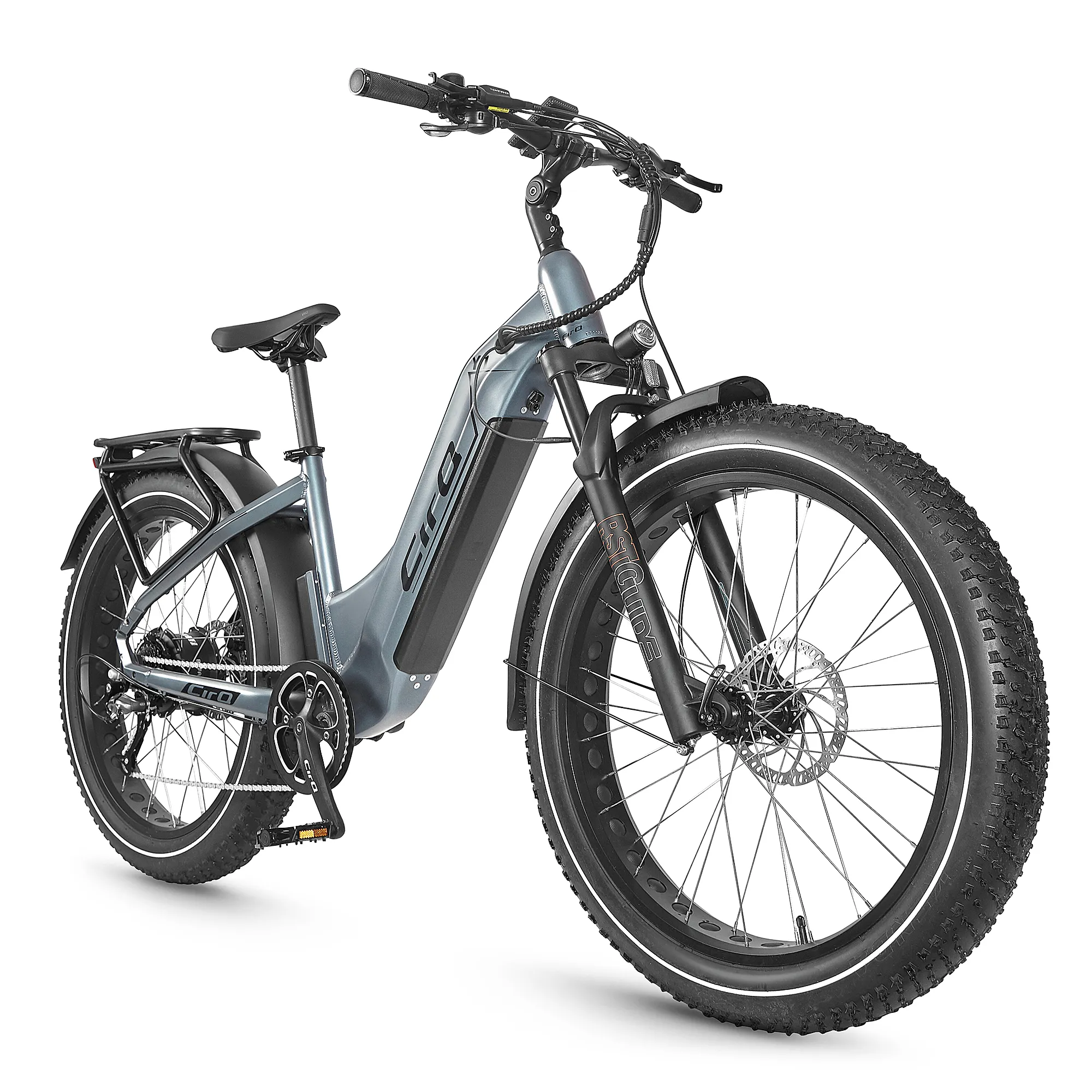 EE. UU. Stock almacén de buena calidad bicicleta de nieve eléctrica con 750W 52V ciudad bicicleta eléctrica suspensión delantera e bike City Fat ebike