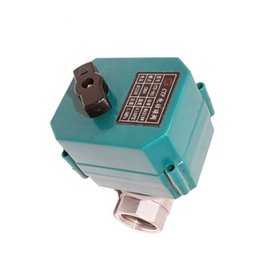 DN15 DN20 DN 25 SS304 kadın akıllı DC12V DC24V BSP NPT CTF-001 manuel geçersiz kılma ile 10nm motorlu bilyalı vana - Product Image 3