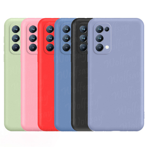 OPPO için Reno 5 Reno 6 Pro kapak sıvı silikon kabuk yumuşak koruyucu Funda durumda için Reno 6 Pro artı Reno5 K Z Lite 4 - Product Image 1