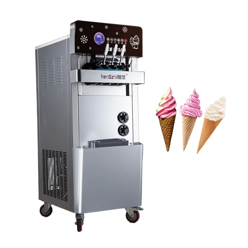 Venda quente vertical comercial máquina do gelado Uma máquina do fabricante do gelado do gelado da clareira