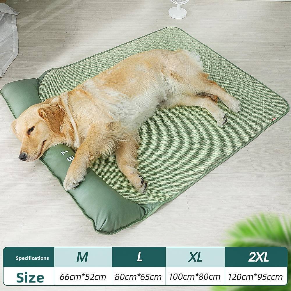 Super rectangular pillow mat-Green