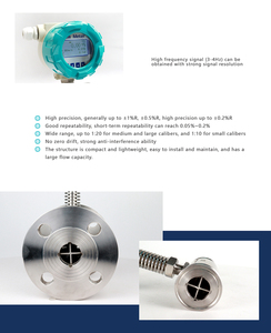 GTF300 misuratore di portata a turbina digitale 316 in acciaio inox uscita a impulsi per Gas aria olio con materiale SS - Product Image 3