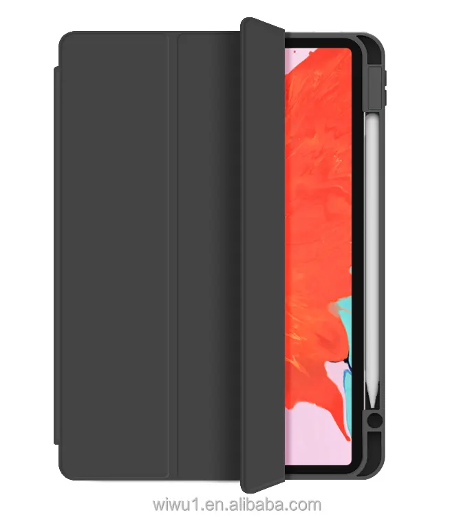 WiWU Hochwertige Haut Pu Leder Pad Schutzhülle für iPad 10.9/2022 Stoß feste Tablet Rückseite mit Auto-Sleep Stand