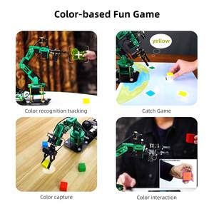 Yahboom AI Ros Robot mit Roboterarm 6-Achsen-Unterstützung Python-Programmier-und Gesichtserkennungs-Lernkit