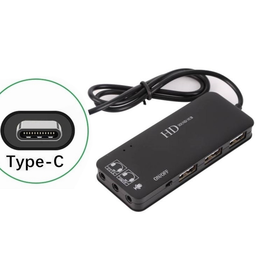 Black USB-C Port