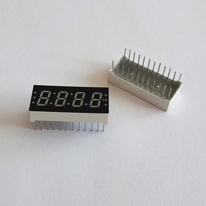 Jstronic จอแสดงผล LED 4หลัก7ส่วนจอแสดงผล LED 0.3นิ้วสี่เจ็ดส่วน