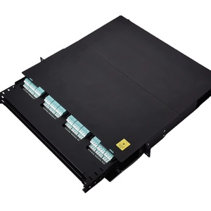1U ODF MPO MTP光纤接线板144芯OM3 LC SC连接器，适用于电信固定数据中心FTTH POE WiFi网络 - Product Image 1