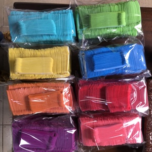 Correa de sujeción de doble cara reutilizable, gancho de autosujeción, correa de pulgada, Logo personalizado impreso, de vuelta a atrás, lazo de Cable - Product Image 6