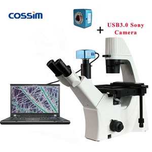 Cámara CMOS Microscopio biológico digital Fabricante Laboratorio médico Microscopio biológico invertido - Product Image 1