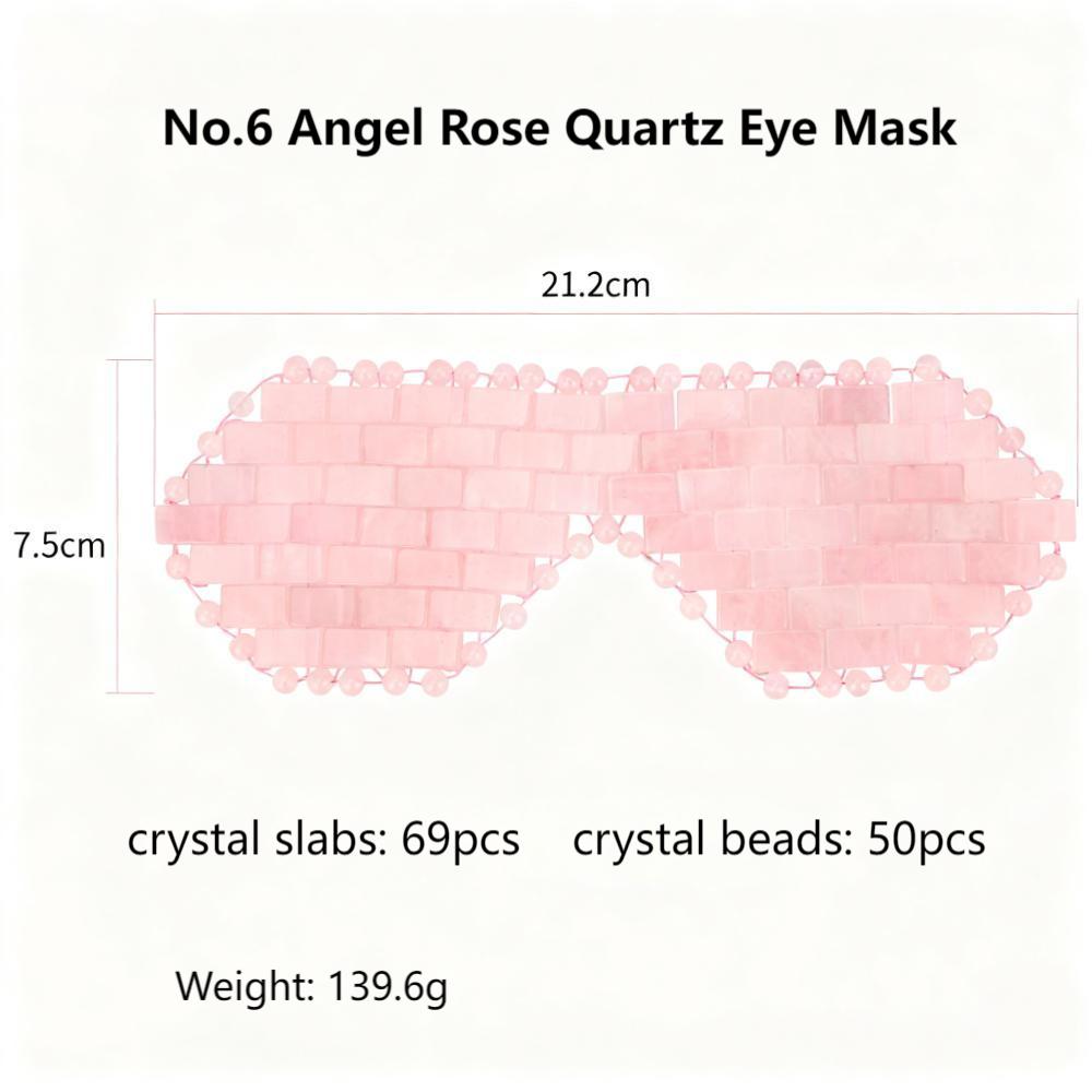 rose quartz eye mask