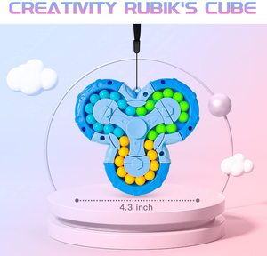 Rotante Magic Bean Fidget Toy Hand Spinner Office Relief Stress ansia decompressione Puzzle Cube perline educative bambini adulti - Product Image 3