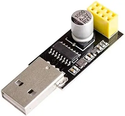 Adaptador de Serie USB a ESP8266, ESP-01 a TTL, Controlador Serial ESP01, programador, CH340G, USB a ESP8266
