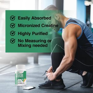 อาหารเสริมก่อนออกกำลังกายผลิตตามสั่งแคปซูล Creatine Monohydrate รองรับการเจริญเติบโตของกล้ามเนื้อ - Product Image 3