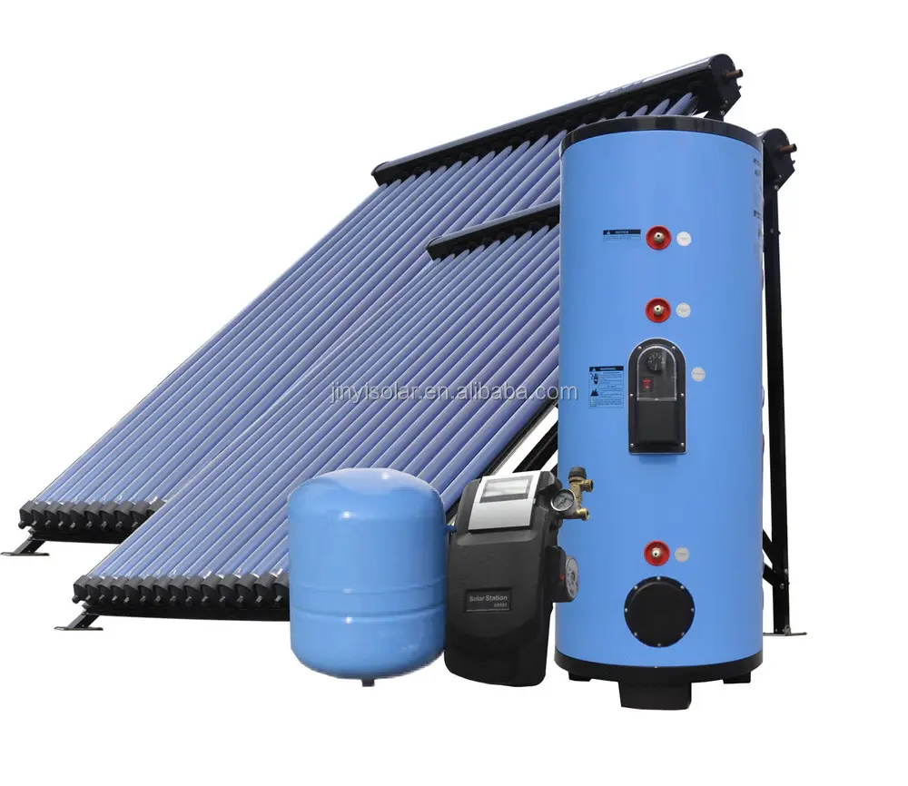 Jinyi 500L Split tubo de vacío presión calentador de agua caliente Solar/sistema de calefacción Solar