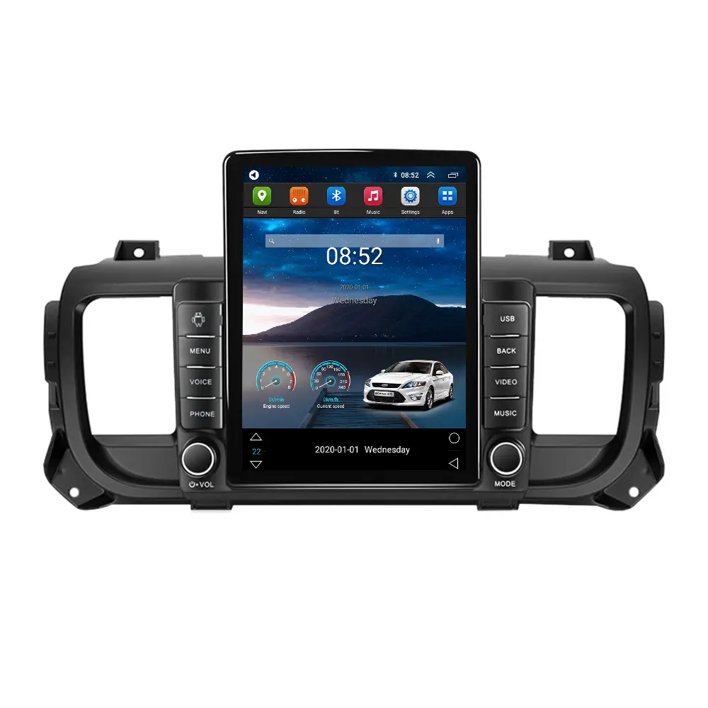 MEKEDE Android 11 8 + 128GB gps para coche radio Citroen Jumpy 2016-2021 FM IPS pantalla enlace espejo coche multimedia auto electrónica