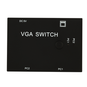 2 De entrada 1 salida VGA interruptor 2 en 1 Plug and play VGA XVGA... SVGA... UXGA y Multisync pantalla interruptor divisor de adaptador