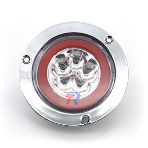 Types of Round 4&quot; <strong>LED</strong> Truck Light With Plating Rim <strong>LED</strong> Auto Turn Signal Tail Stop Break Reverse Lamp With ABS Housing <strong>AS</strong> Lens - Product Image 1