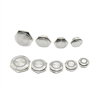 Interruttore a pulsante in metallo 12/16/19/22/25mm Micro corsa ultra breve auto-reimpostazione impermeabile interruttore a pulsante - Product Image 3