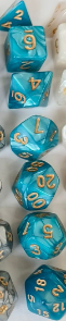 7pcs Blue