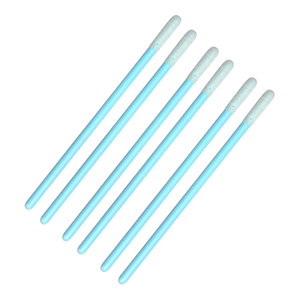 Printer Printerhead Small Round Head Sponge Cleanroom <strong>ESD</strong> Safe Handle Cleaning Polyurethane PU <strong>Foam</strong> <strong>Swab</strong>