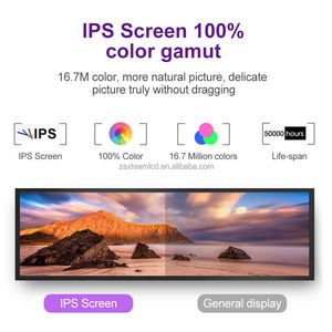 Zaxstarts בר lcd הוביל מציג תצוגה מותאמת אישית בגודל מסחרי ברמה מסחרית