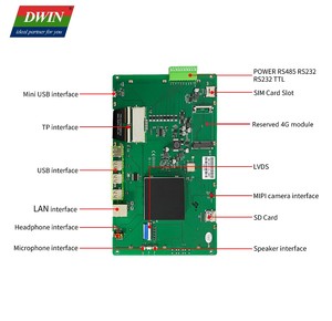 Dwin 7/8 Inch TFT <strong>LCD</strong> <strong>Display</strong> <strong>Android</strong> 8.1 OS Screen with 1024*600/1280*800 Pixel Capacitive Touch Screen - Product Image 4