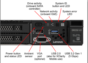 Ad alte prestazioni Lenovos ThinkSystem SR250 V2 ERP File Finance Software di archiviazione dati Backup Server Server Rack virtuale Host - Product Image 3