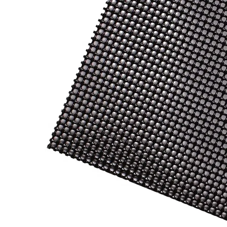 Porte de sécurité de patio utilisation protection de sécurité matériau de construction 0.9mm 11 mesh filet pare-balles en acier inoxydable