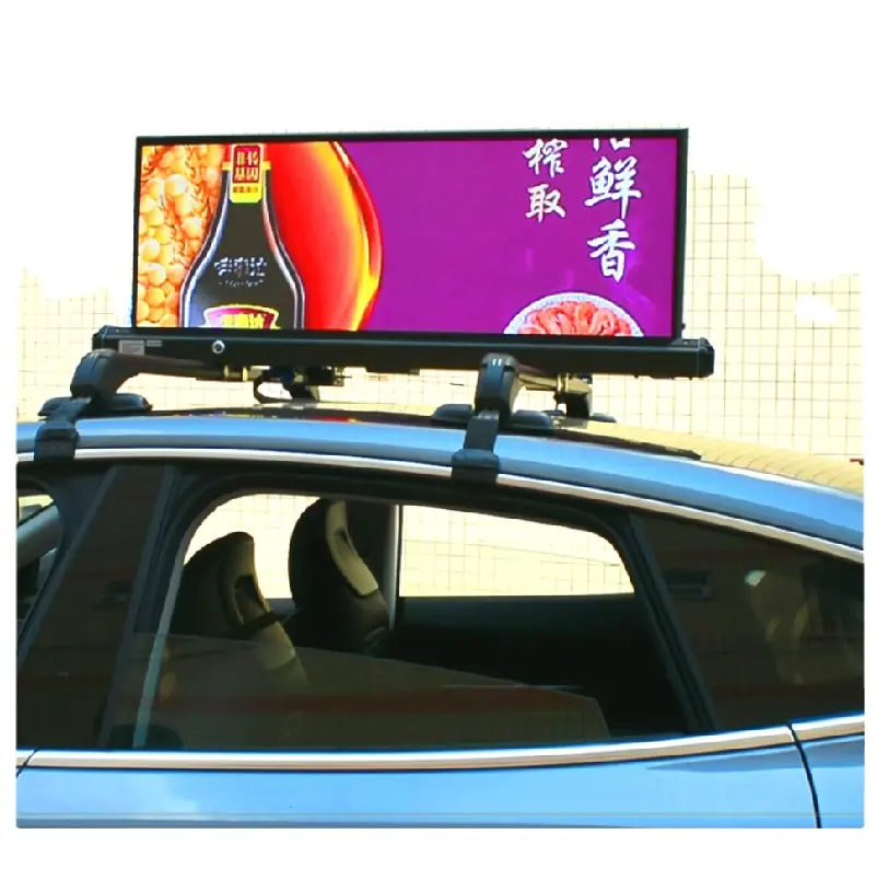 Jode Outdoor Waterproof P2.5 Full Color Advertising Digital LED Sign Taxi-Top LED Display