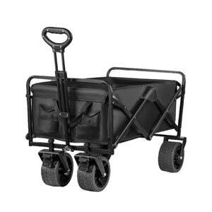 OEM özelleştirilebilir 3 katmanlı bebek depolama dört tekerlekli yapı ve bebek depolama için Platform ile market arabası katlanır tasarım - Product Image 1